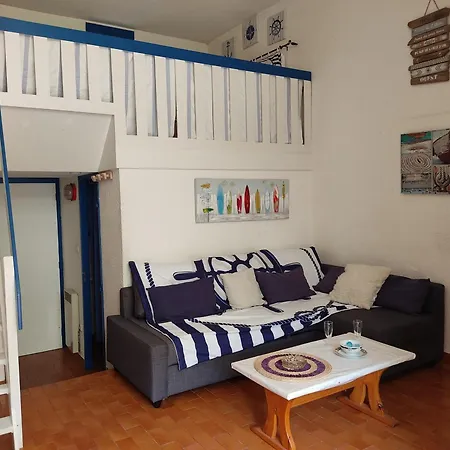 **gruissan - T2 Mezzanine - Cote Village - 6 Pers - Parking Prive - Proche Plages** - Fr-1-796-63 Apartmán Gruissan