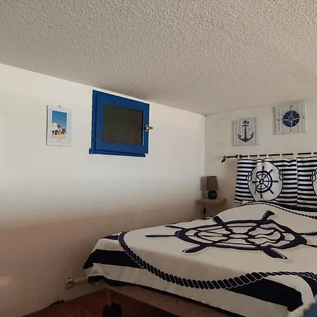 **gruissan - T2 Mezzanine - Cote Village - 6 Pers - Parking Prive - Proche Plages** - Fr-1-796-63