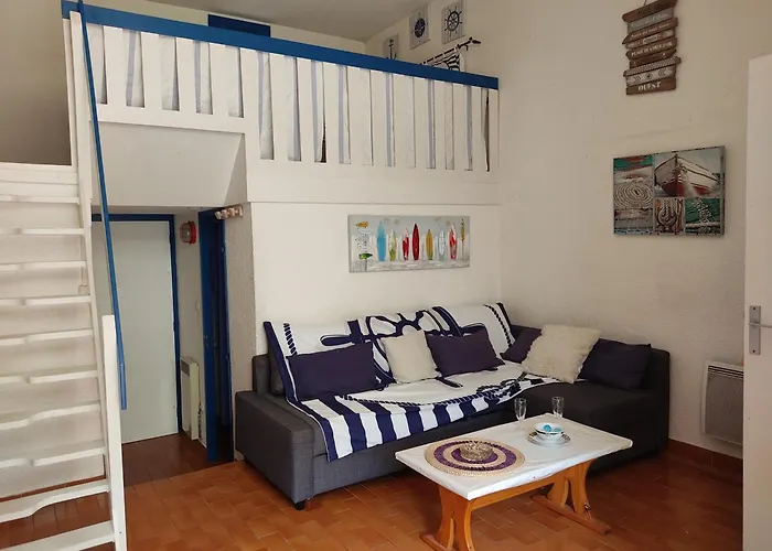 **gruissan - T2 Mezzanine - Cote Village - 6 Pers - Parking Prive - Proche Plages** - Fr-1-796-63 아파트 그륏상